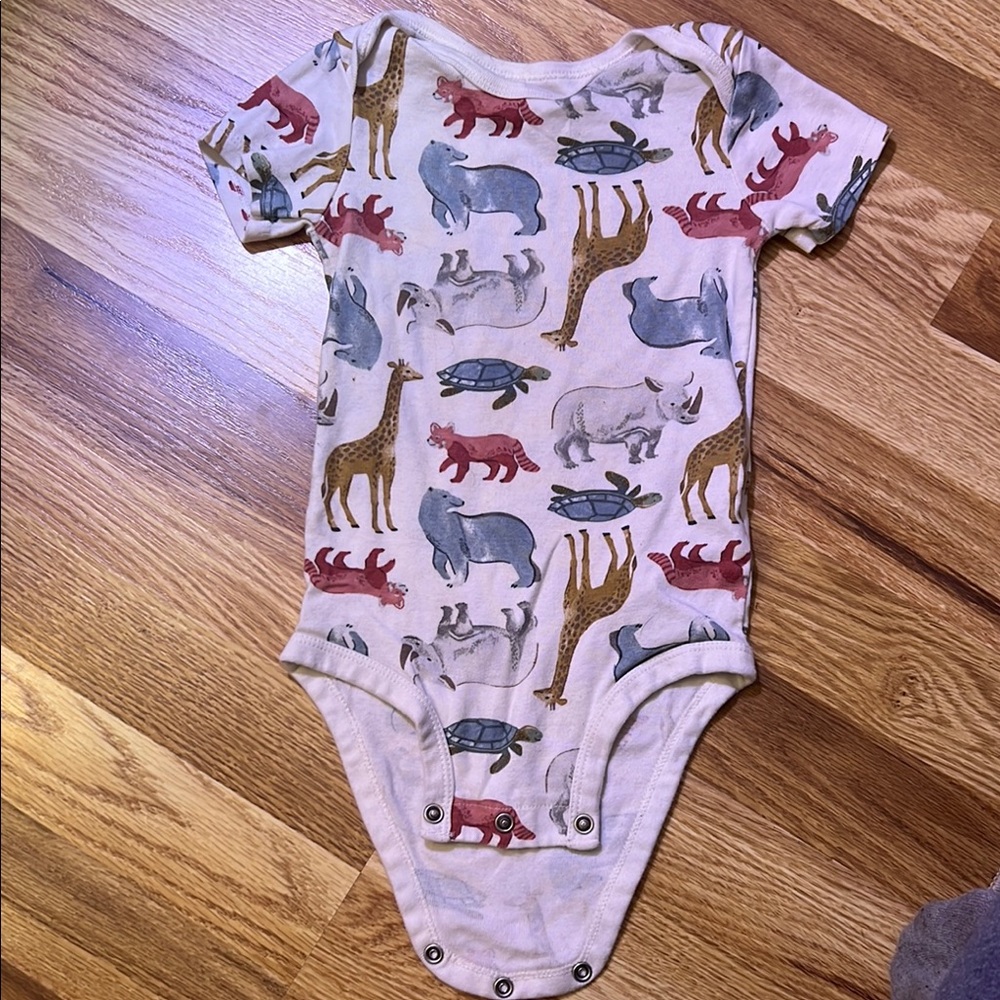 Animal Print Kids One Piece